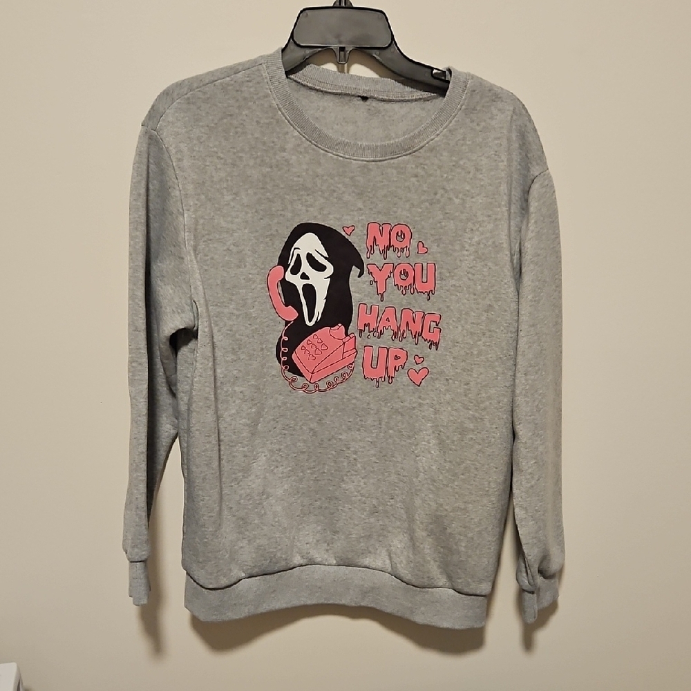 Gray Graphic Women's Sweater